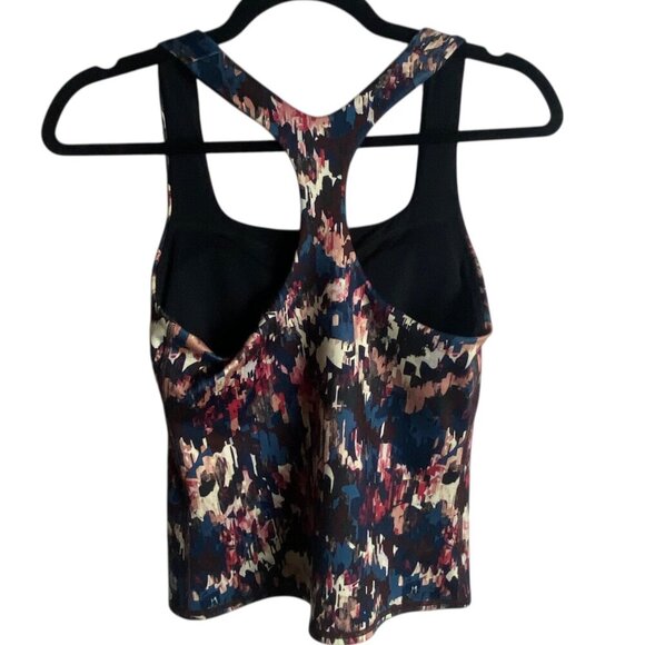 Sweaty Betty Size Small Super Sculpt Yoga Tank Top Built in Bra Artsy Print Gym - Picture 6 of 6